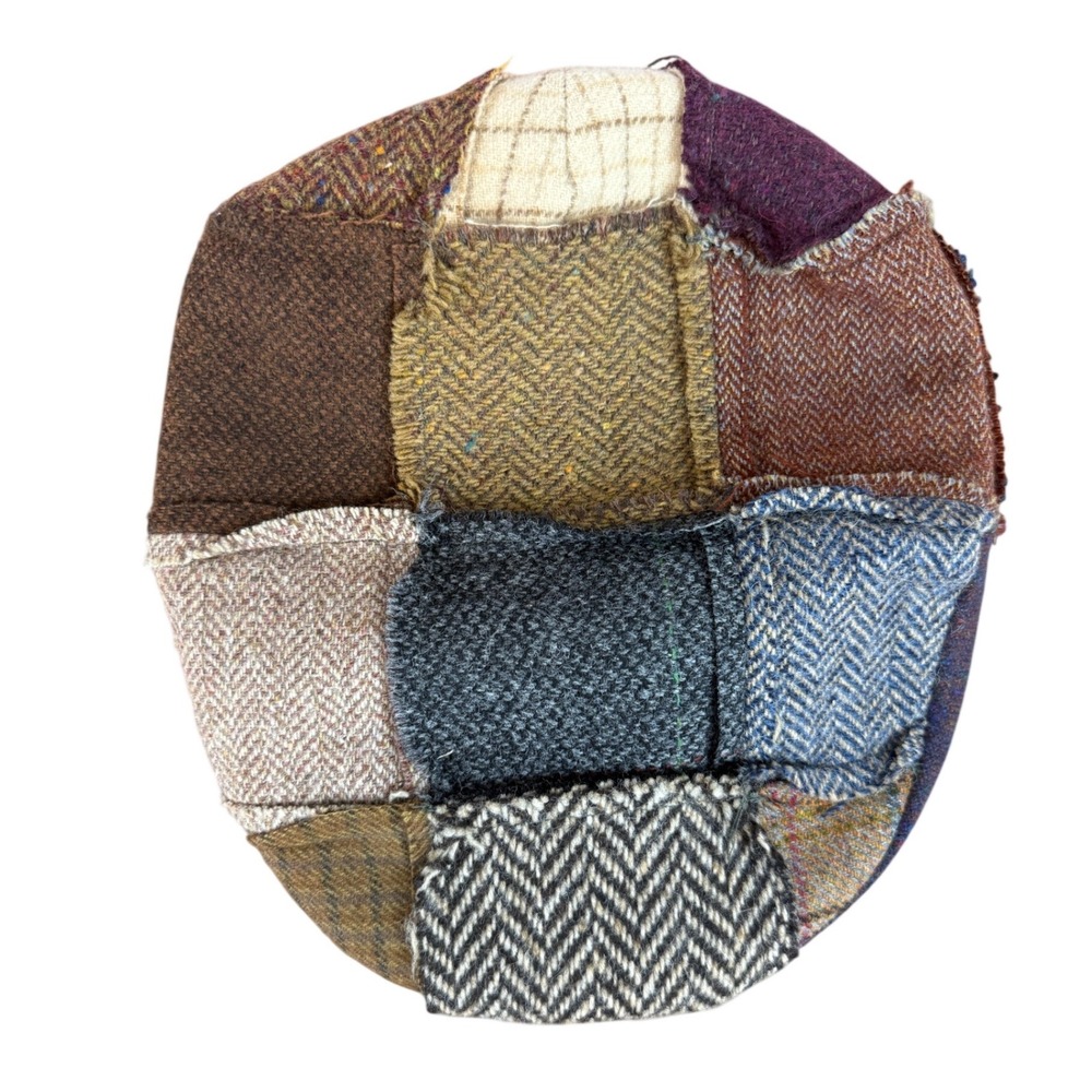 Patchwork Tweed Flat Cap
